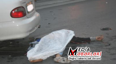 Göygöldə avtomobil piyadanı vuraraq öldürdü Göygöldə avtomobil piyadanı vuraraq öldürdü