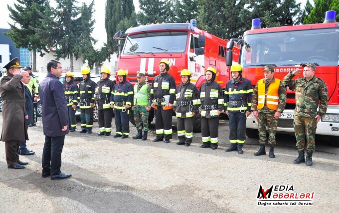 FHN Ağstafada toplanış məşqi keçirdi - Foto