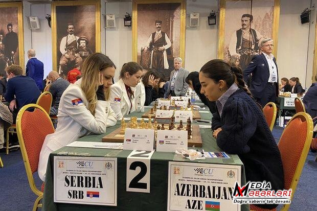 Qadın şahmatçılarımız Avropa çempionatını gümüş medalla başa vurdular