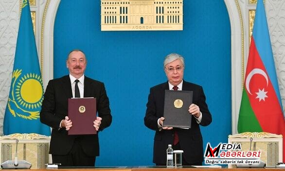 Azərbaycan və Qazaxıstan 9 sənəd imzaladı