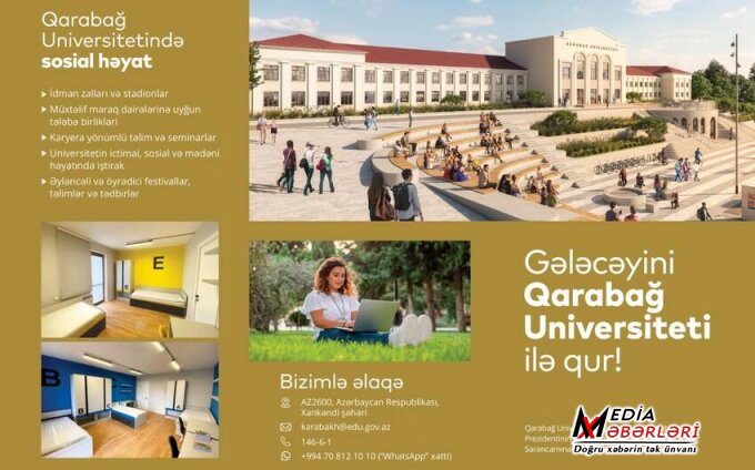 Qarabağ Universitetinin bukleti hazırlandı