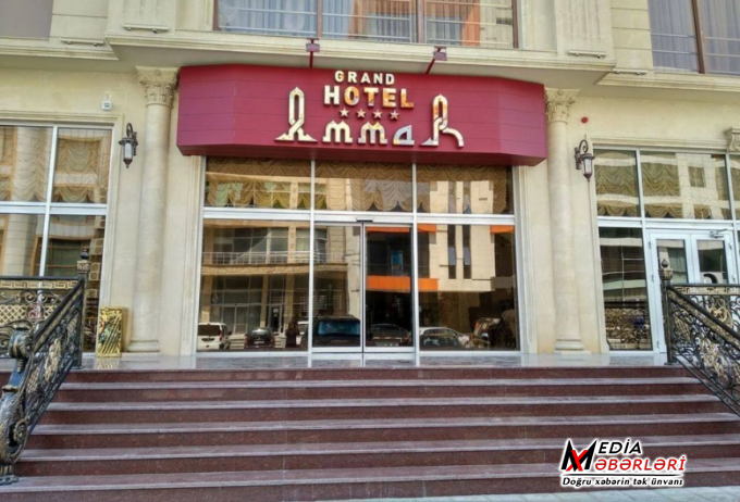 Bakıda məşhur hoteldə yanğın olub