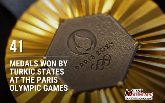 Türk dövlətlərinin idmançıları Paris Olimpiadasında 41 medal qazanıblar