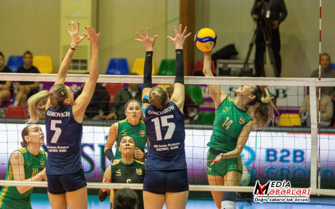 Qadın voleybolçular arasında Azərbaycan çempionatında III turun oyunları keçirilib