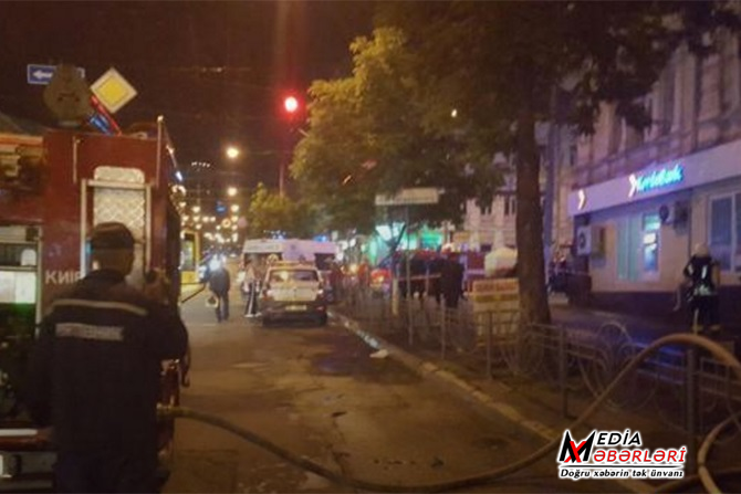 Kiyevdə güclü partlayışlar: raket təhlükəsi...