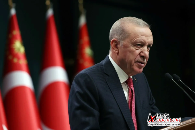 Ərdoğan Azərbaycan xalqına təşəkkür etdi