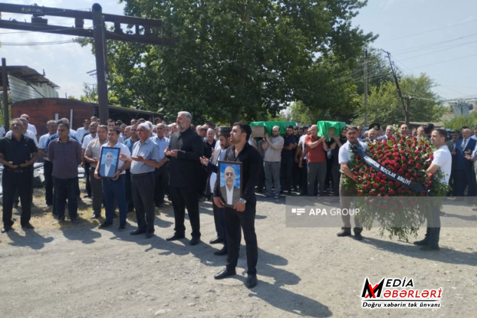 Rusiyada qətlə yetirilən azərbaycanlı qardaşlar Ağcabədidə dəfn edildi