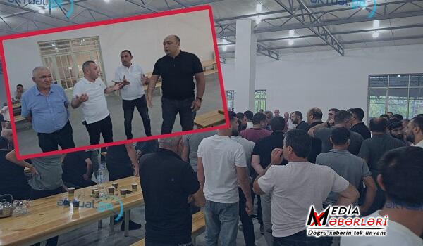 Azərbaycanlı deputat seçiciyə çaynik atdı - Video Azərbaycanlı deputat seçiciyə çaynik atdı - Video