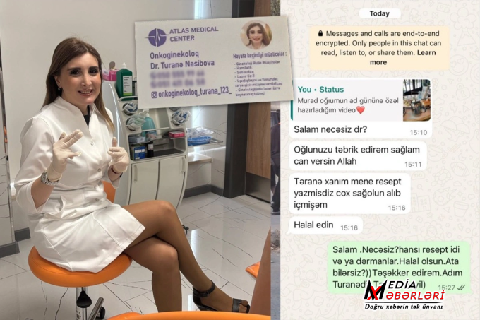 Tibbi təhsili yoxdur, lakin həkimdir" - Onkoginekoloq Turanə Nəsibovadan ŞİKAYƏT 3 49 A- A Tibbi təhsili yoxdur, lakin həkimdir" - Onkoginekoloq Turanə Nəsibovadan ŞİKAYƏT 3 49 A- A