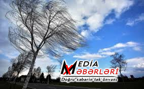 Bakıda və bəzi bölgələrdə KÜLƏK GÜCLƏNƏCƏK - Sarı xəbərdarlıq Bakıda və bəzi bölgələrdə KÜLƏK GÜCLƏNƏCƏK - Sarı xəbərdarlıq