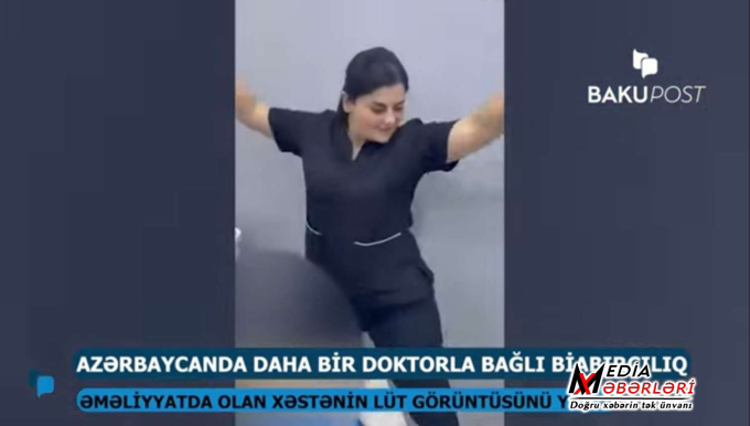 "Doktor Gülü" əməliyyat masasındakı qadının LÜT GÖRÜNTÜSÜNÜ YAYDI - VİDEO "Doktor Gülü" əməliyyat masasındakı qadının LÜT GÖRÜNTÜSÜNÜ YAYDI - VİDEO