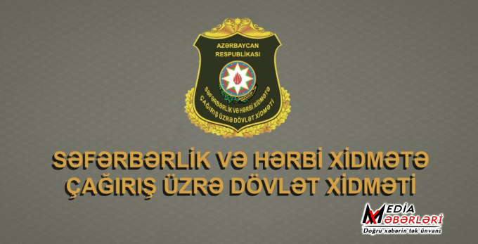 Səfərbərlik və Hərbi Xidmətə Çağırış üzrə Dövlət Xidməti ilə bağlı MÜHÜM XƏBƏR Səfərbərlik və Hərbi Xidmətə Çağırış üzrə Dövlət Xidməti ilə bağlı MÜHÜM XƏBƏR