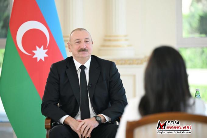 "O, MƏNİM KİMİ EYNİ QANI DAŞIYIR..." - İlham Əliyev İranla münasibətlərdən danışdı