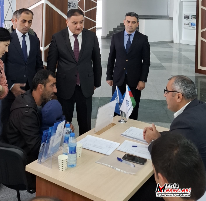 Ağstafa rayonunda növbəti əmək yarmarkası təşkil olunub Ağstafa rayonunda növbəti əmək yarmarkası təşkil olunub