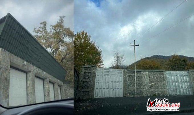 MEHDİYEVİN QƏBƏLƏDƏKİ VİLLASININ GÖRÜNTÜLƏRİ YAYILDI - VİDEO