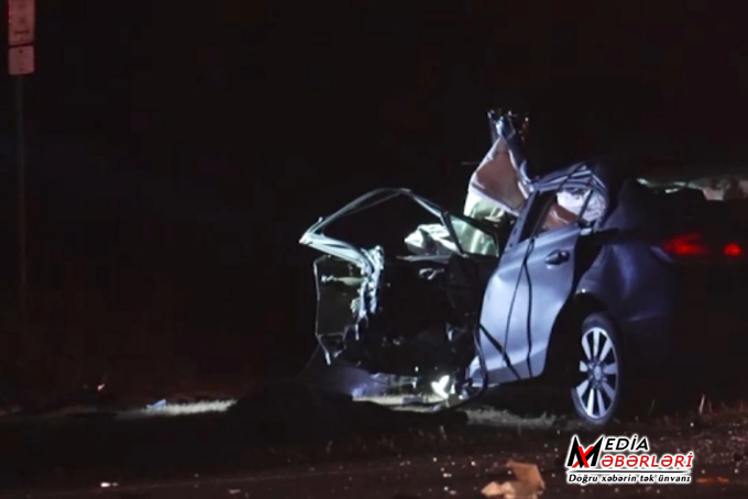 Qazaxda iki avtomobil toqquşub, xəsarət alanlar var Qazaxda iki avtomobil toqquşub, xəsarət alanlar var