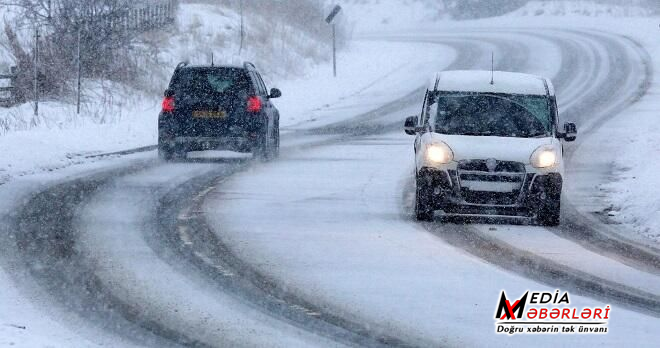 Yollar buz bağlayacaq Yollar buz bağlayacaq