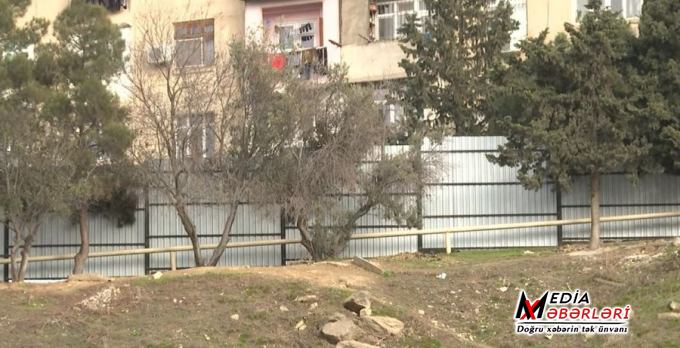 Xətai rayonunda yeni bina tikintisi sakinlərin narazılığına səbəb olub - VİDEO