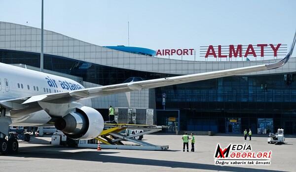 Almatı hava limanında 20 reys təxirə salındı - Səbəb