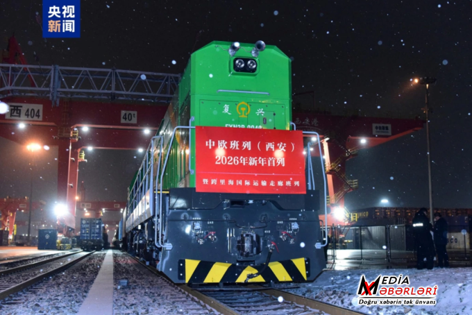 Çindən Orta Dəhliz vasitəsilə ilin ilk qatarı Azərbaycana doğru yola düşüb Çindən Orta Dəhliz vasitəsilə ilin ilk qatarı Azərbaycana doğru yola düşüb
