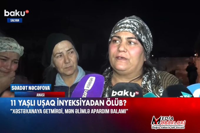 Salyanda ölən 11 yaşlı uşağın anası: "Xəstəxanaya getmirdi, əlimlə apardım balamı" - VİDEO