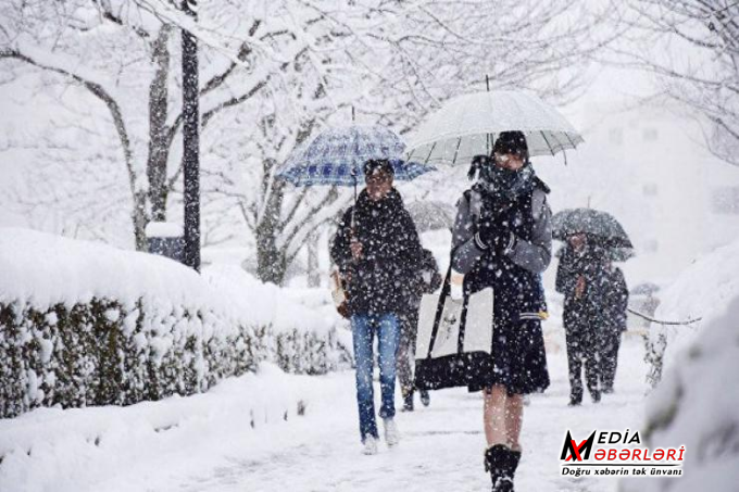 Bir sıra ərazilərdə qar yağır - FAKTİKİ HAVA