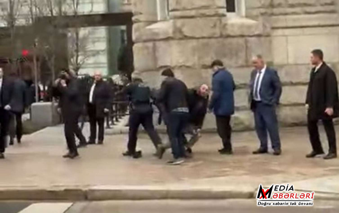 Prezidentin təhlükəsizlik xidmətinin əməkdaşları ABŞ polisi ilə birlikdə təxribatın qarşısını aldılar - VİDEO
