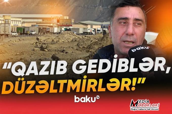 Lökbatan qəsəbəsində YOL PROBLEMİ: "Qazıb gediblər, düzəltmirlər" - VİDEO