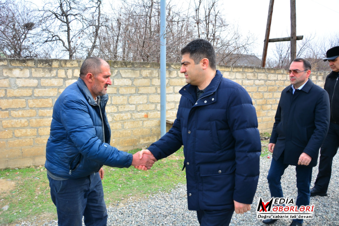 İcra başçısı vəfat edən qazinin yas mərasimində iştirak etdi - FOTOLAR