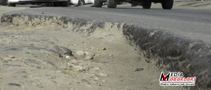 Sürücüləri bəlaya salan yol: "Qazandığımızı maşına xərcləyirik" - VİDEO