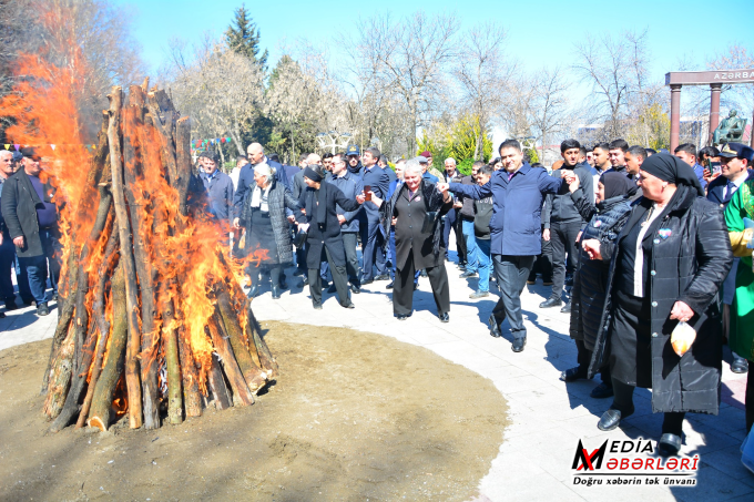 Novruz bayramı Ağstafada təntənə ilə qeyd edilib
