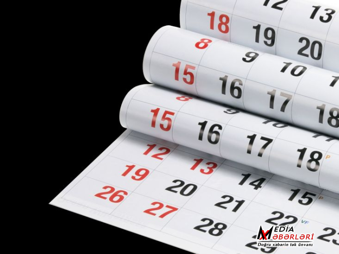 Aprel ayının qeyri-iş GÜNLƏRİ