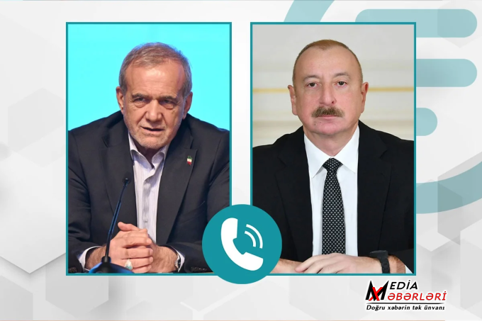 Məsud Pezeşkian İlham Əliyevə zəng edib