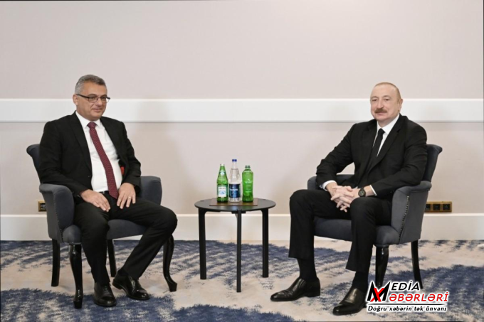 Dövlət başçısı Antalyada Şimali Kipr Prezidenti ilə görüşüb