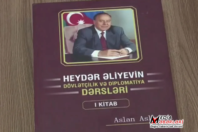 Heydər Əliyevin dövlətçilik və diplomatiya təcrübəsi ilə bağlı kitab işıq üzü görüb - VİDEO