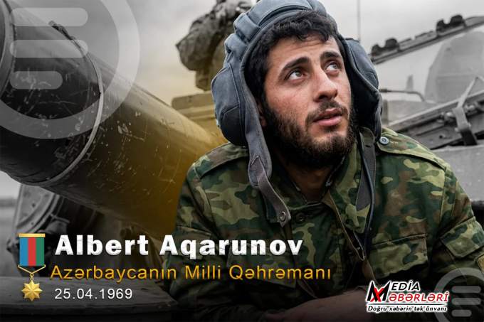 Milli Qəhrəman Albert Aqarunovun doğum günüdür