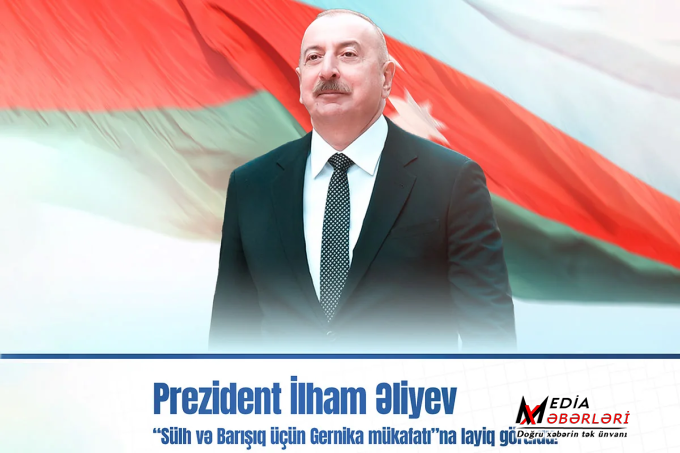 "Haber Global" İlham Əliyevin sülh mükafatı ilə təltif olunmasına dair süjet hazırladı - VİDEO