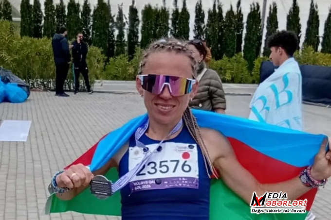 DSX-nin hərbi qulluqçusu "Bakı Marafonu 2026"da yüksək nəticə əldə edib
