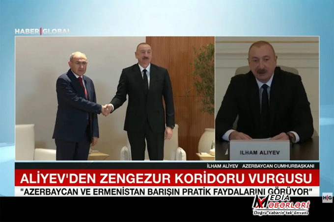 "Haber Global" İlham Əliyevin Avropa Siyasi Birliyi Sammitində Zəngəzur dəhlizi ilə bağlı çıxışına diqqət çəkdi - VİDEO