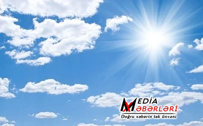 Bakıda 33 dərəcə isti olacaq Bakıda 33 dərəcə isti olacaq