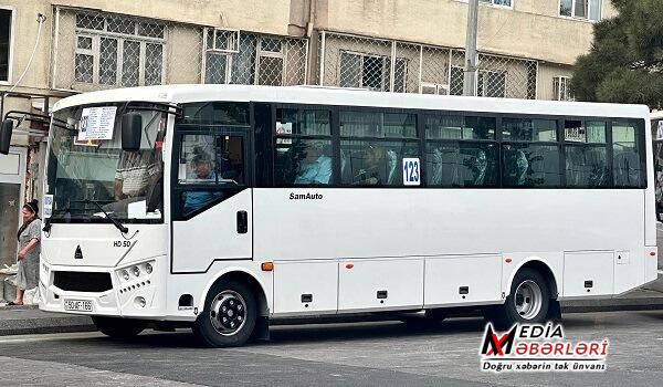 Əks zolağa çıxan avtobus qəza vəziyyəti yaratdı