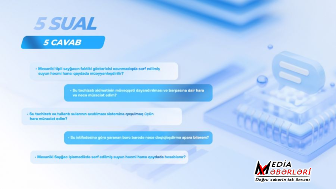 ADSEA sayğaclarla bağlı suallara cavab verdi ADSEA sayğaclarla bağlı suallara cavab verdi