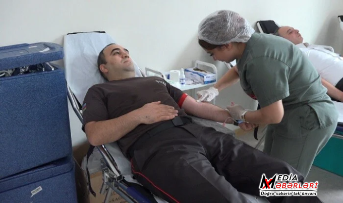FHN-də qanvermə aksiyası keçiridi - Video