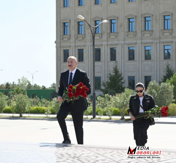 Prezident İlham Əliyev Hərbi Dəniz Qüvvələrində olub - FOTOLAR