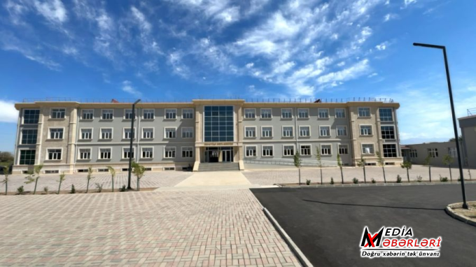 Nehrəm qəsəbəsində 522 şagird yerlik 3 nömrəli tam orta məktəbi istifadəyə veriləcək - FOTO