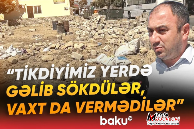 Hövsanda xeyir-şər evi qalmaqalı: Tikili niyə sökülüb? - VİDEO