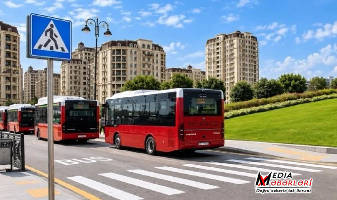 Bəzi avtobusların yolu dəyişdirildi