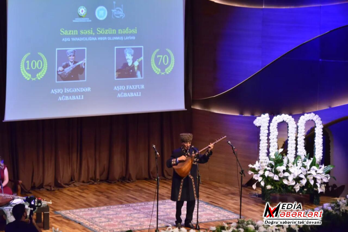 Aşıq İsgəndər Ağbabalının 100, Aşıq Faxfur Ağbabalının 70 illik yubileylərinə həsr olunmuş tədbir keçirilib - (Foto) Aşıq İsgəndər Ağbabalının 100, Aşıq Faxfur Ağbabalının 70 illik yubileylərinə həsr olunmuş tədbir keçirilib - (Foto)