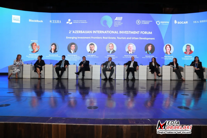 Maryam Novruzi Azərbaycan Beynəlxalq İnvestisiya Forumunda moderatorluq edib - FOTO/VİDEO Maryam Novruzi Azərbaycan Beynəlxalq İnvestisiya Forumunda moderatorluq edib - FOTO/VİDEO