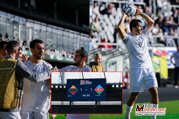 UEFA Millətlər Liqası: Azərbaycan millisi səfərdə Litva ilə heç-heçə edib - VİDEO UEFA Millətlər Liqası: Azərbaycan millisi səfərdə Litva ilə heç-heçə edib - VİDEO